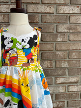 Load image into Gallery viewer, 5t - Mickey Rainbows Tie Strap Dress