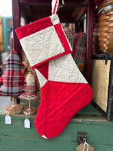 Load image into Gallery viewer, Red + White - Stocking - Large #3