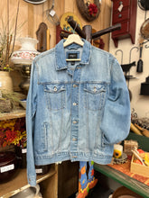 Load image into Gallery viewer, Upcycled Denim Jacket - Large - Sun Bonnet