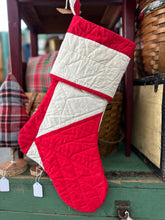 Load image into Gallery viewer, Red + White - Stocking - Large #3
