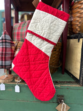 Load image into Gallery viewer, Red + White - Stocking - Large #7