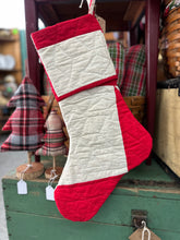 Load image into Gallery viewer, Red + White - Stocking - Large #10