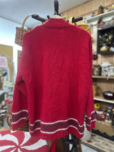 Load image into Gallery viewer, Red Snowmen - XL - Vintage Holiday Sweater