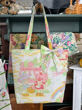 Load image into Gallery viewer, Strawberry - Upcycled Tote + Bow