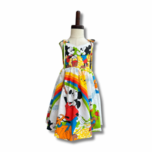 Load image into Gallery viewer, 5t - Mickey Rainbows Tie Strap Dress