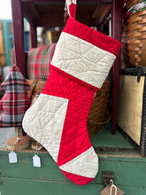 Load image into Gallery viewer, Red + White - Stocking - Large #9
