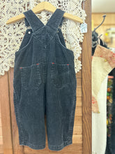 Load image into Gallery viewer, Carters Black Overalls- 12 mo - Vintage
