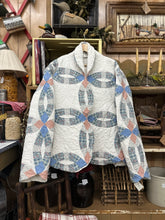 Load image into Gallery viewer, XL Quilt Coat - Blue + Pink
