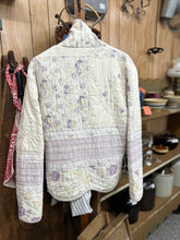 Load image into Gallery viewer, Small Quilt Coat - Purple Floral
