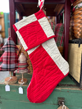 Load image into Gallery viewer, Red + White - Stocking - Large #9

