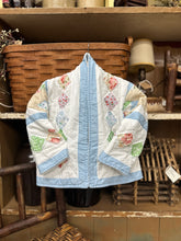 Load image into Gallery viewer, 3t Quilt Coat - Tan + Blue
