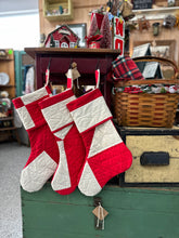 Load image into Gallery viewer, Red + White - Stocking - Large #9
