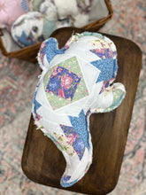 Load image into Gallery viewer, Quilt Ghost - Blue + Green A

