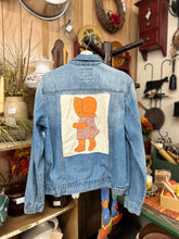 Load image into Gallery viewer, Upcycled Denim Jacket - Large - Sun Bonnet
