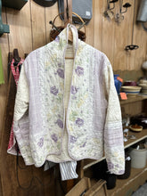 Load image into Gallery viewer, Small Quilt Coat - Purple Floral

